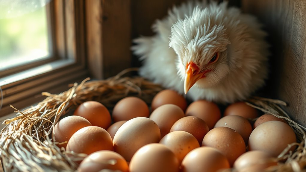 average hen egg production