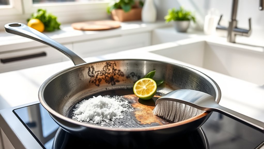 baking soda foil scrub