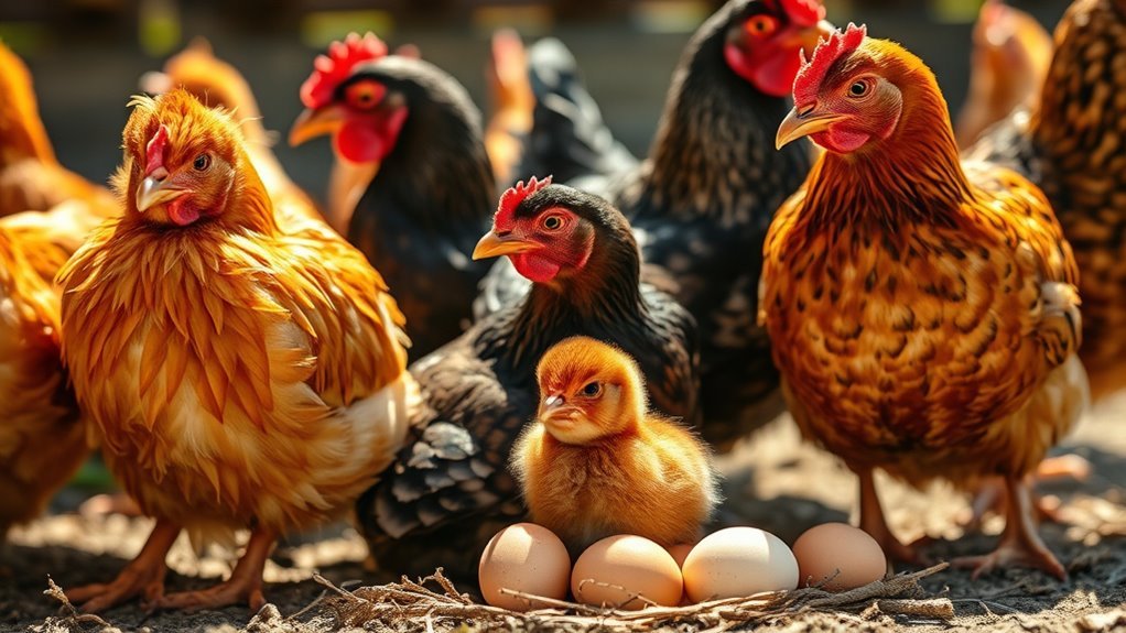 breed affects egg timing