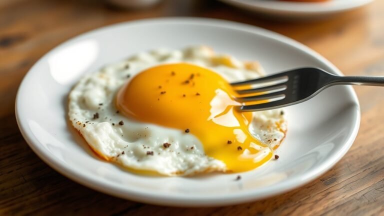 calories in over easy egg