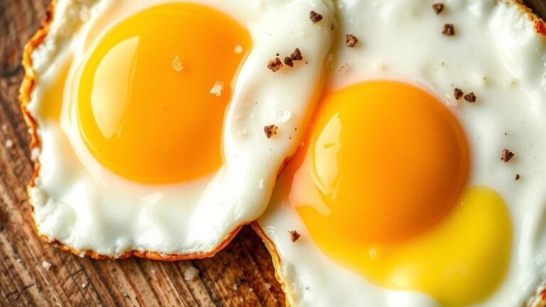 calories in two fried eggs
