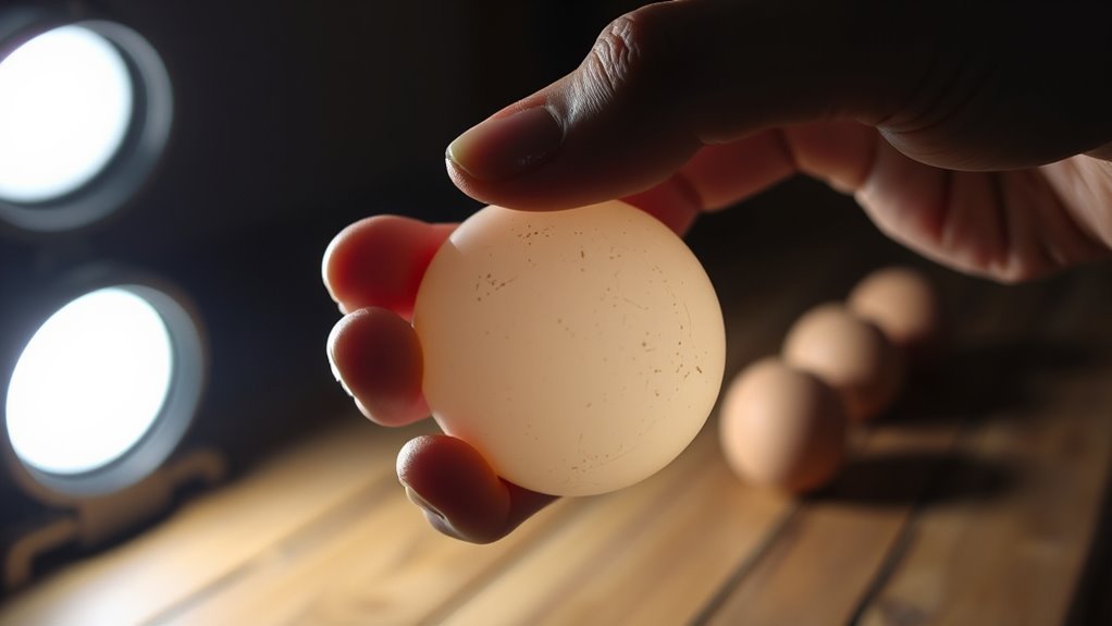 candle eggs to check