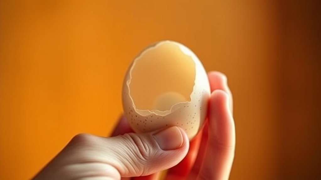 candling reveals embryo development