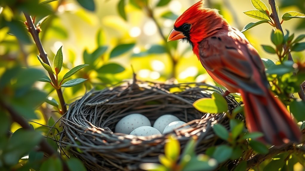 cardinal egg incubation timeline