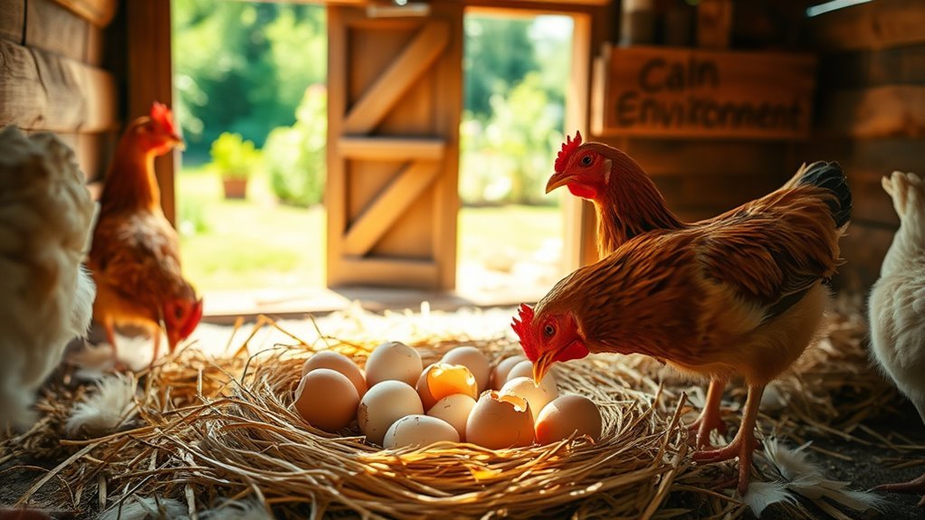 causes of egg pecking