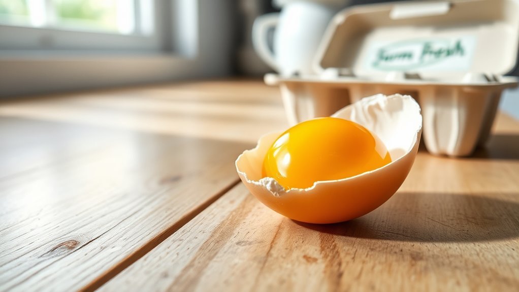 check freshness visually and smell