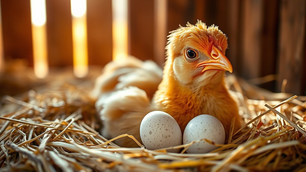 chick egg laying onset timing