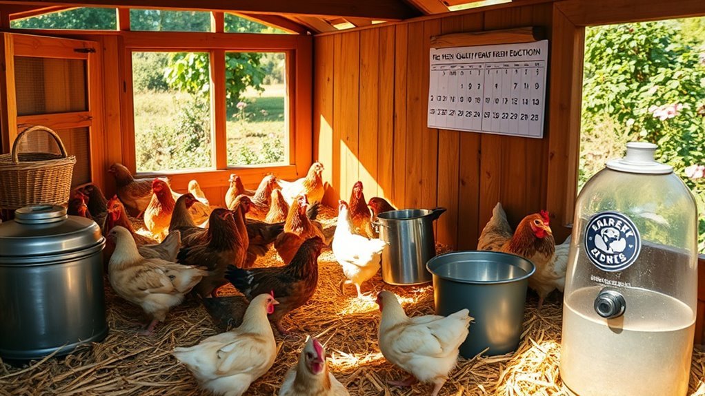 chickens egg laying cycles