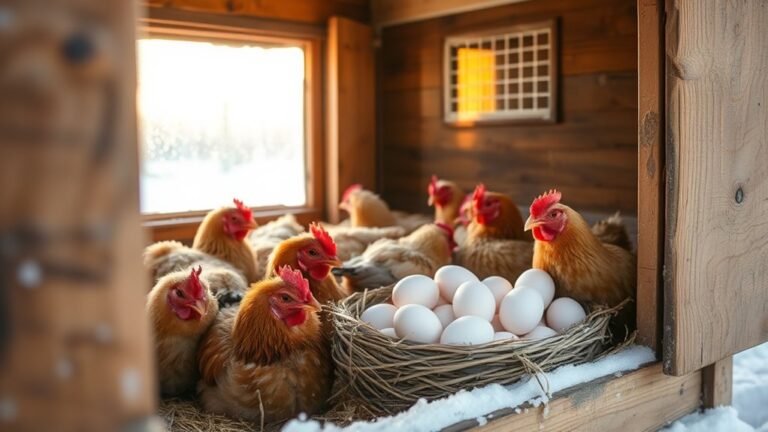 chickens lay winter eggs