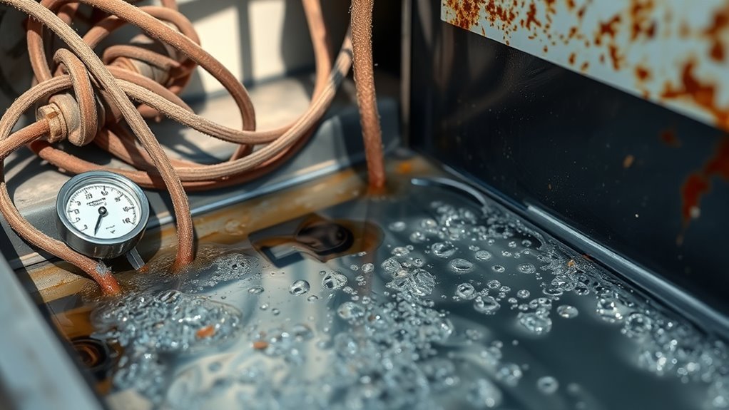 clogged drain line blockage