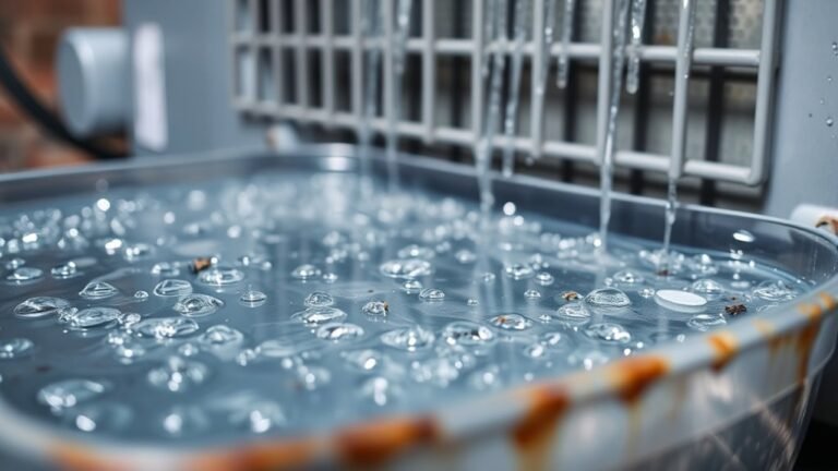 clogged drain pan overflow