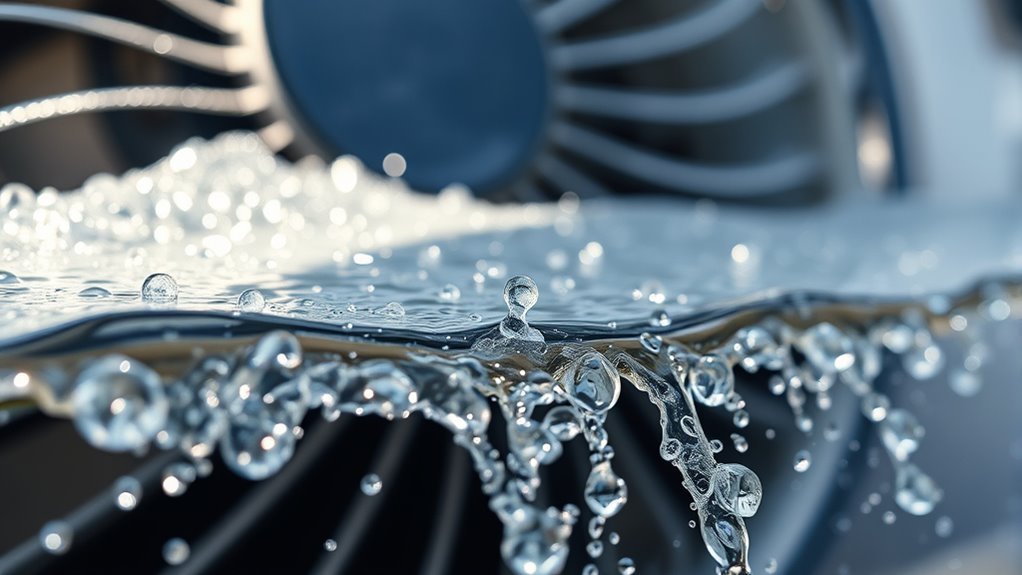 clogged or leaking drain pan