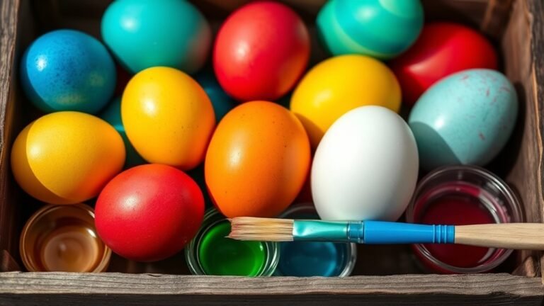 color eggs with food coloring