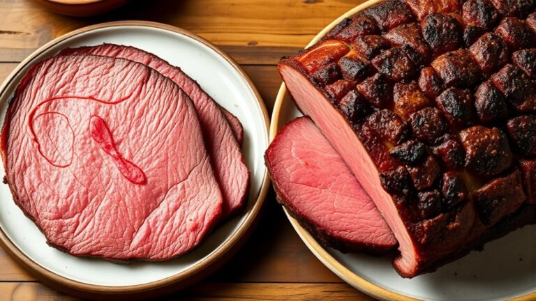 comparing flat and point brisket