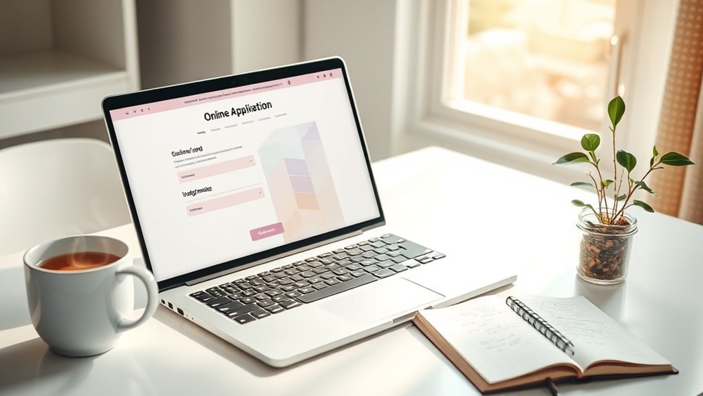 complete and submit application