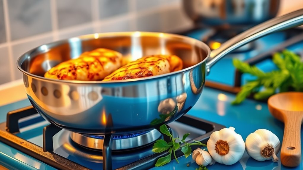 cook stainless steel properly