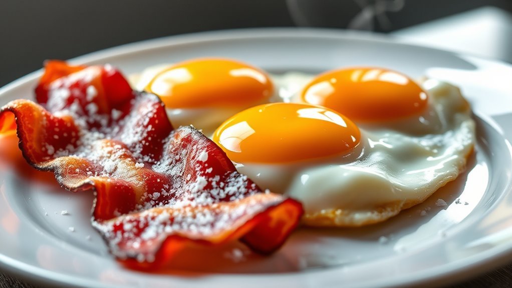 cooking alters bacon calories