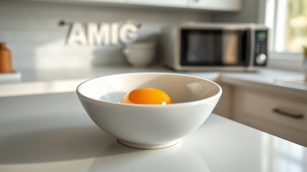crack gently preserve yolk