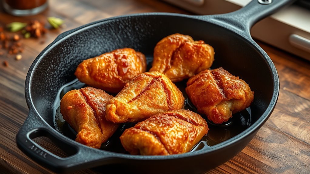 crispy even heat cooking