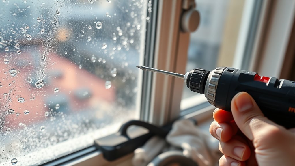 detecting window moisture issues