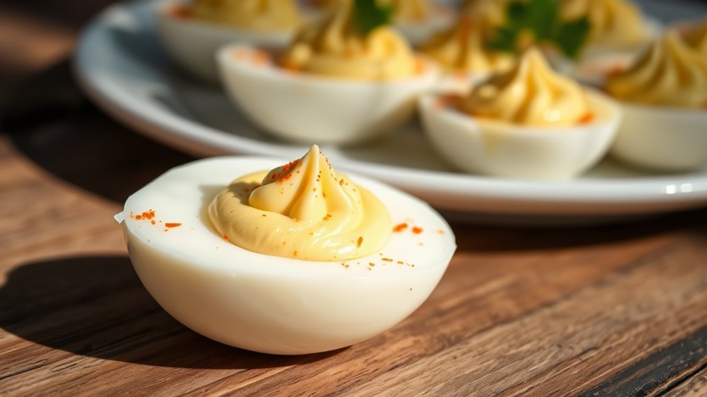 deviled egg protein content