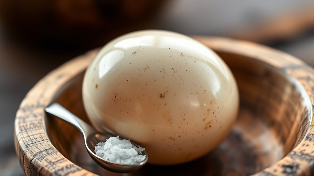 duck eggs are larger and richer