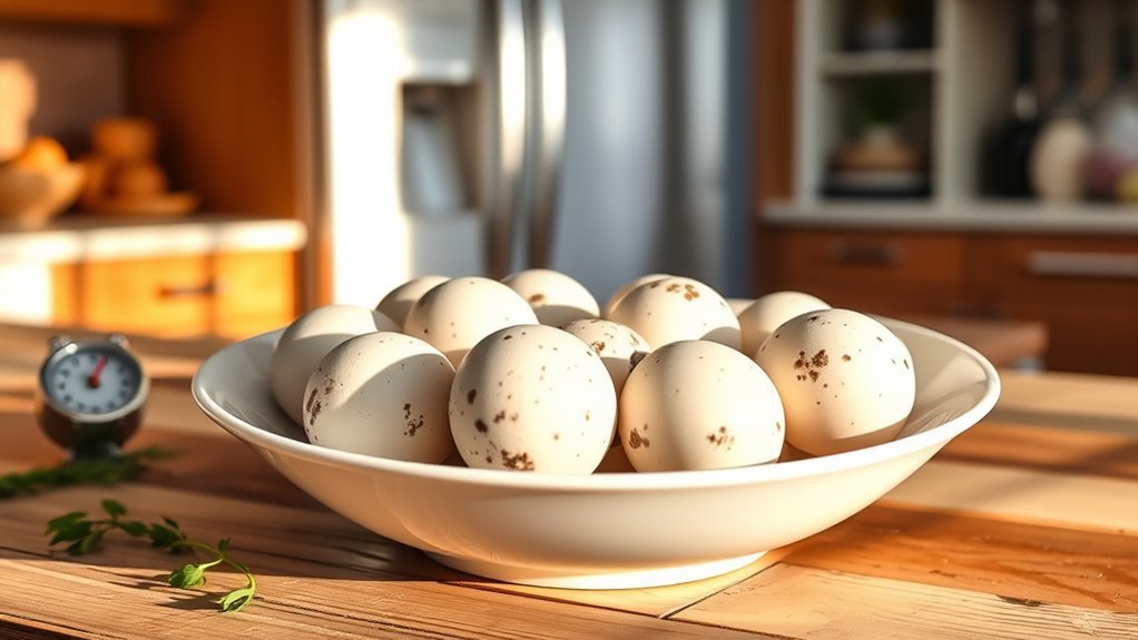 duck eggs last months refrigerated