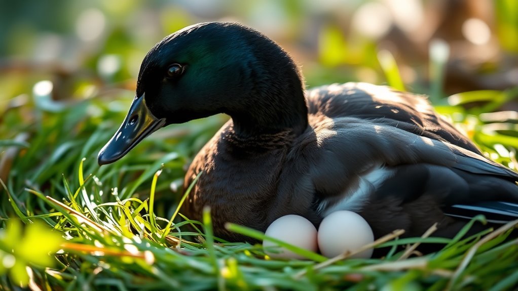 duck nesting behavior signs