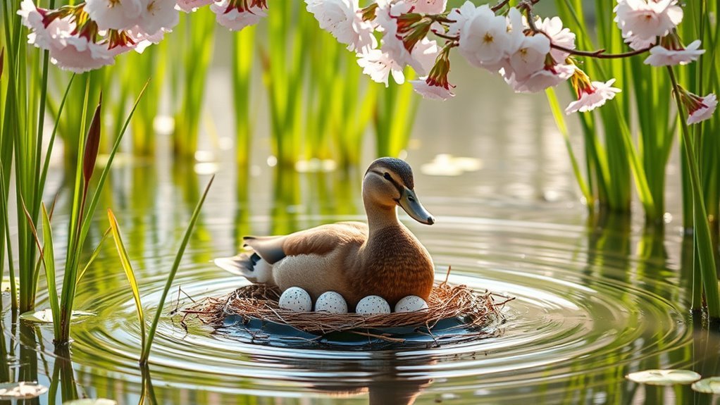 ducks lay eggs seasonally