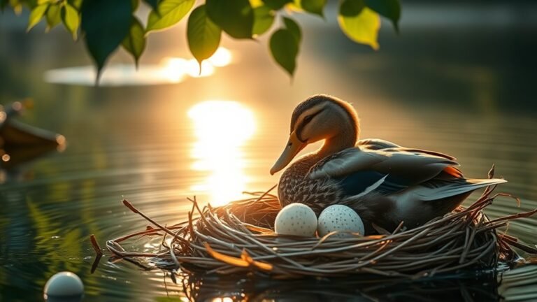 ducks start laying eggs