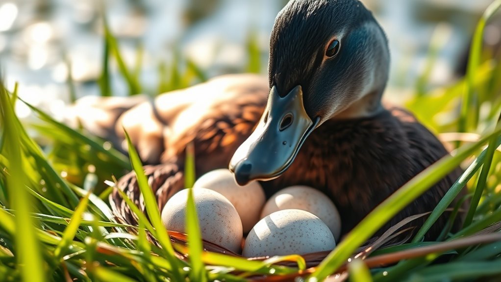 ducks typically lay one egg daily