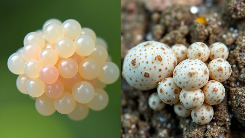 egg appearance and hatching conditions