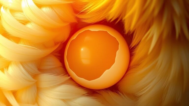 egg develops within hen