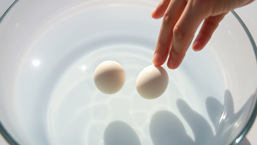 egg float indicates spoilage