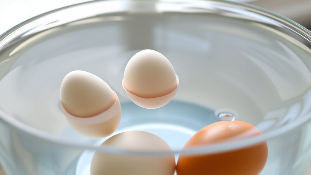 egg float test determines freshness