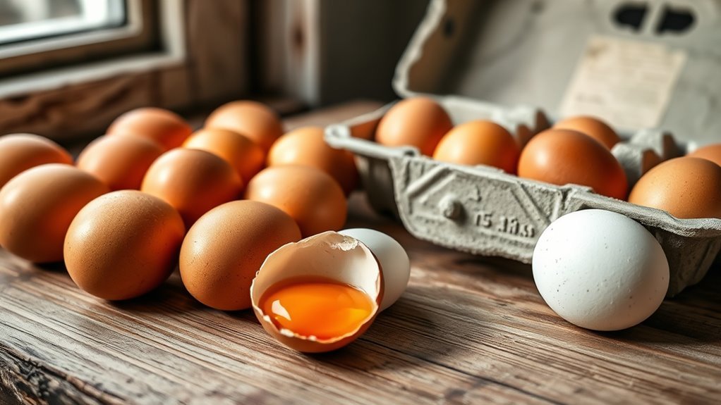 egg freshness tests and signs