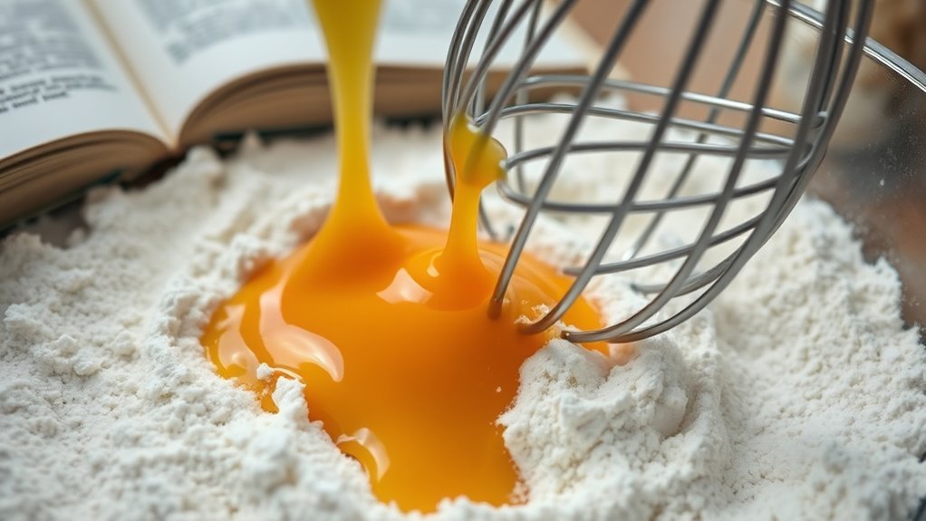 egg proteins create airy structure