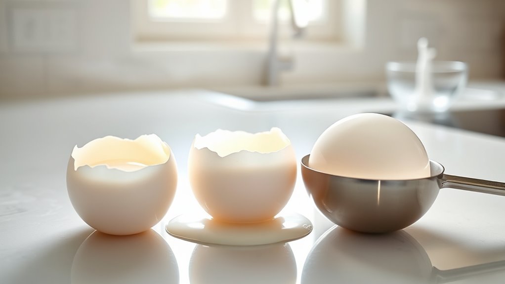 egg white size differences