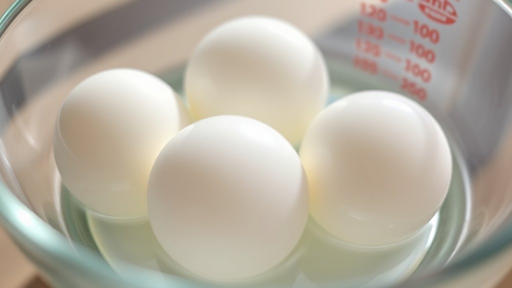 egg white size variations