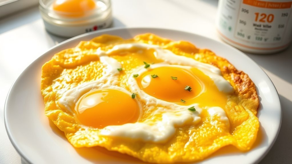 egg whites fewer calories same protein