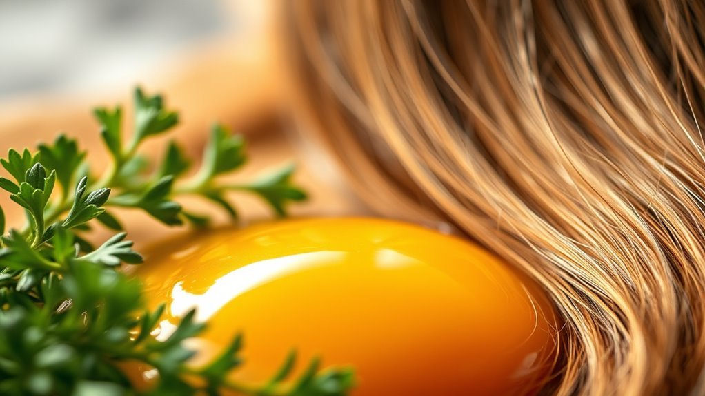 egg yolk nourishes and repairs