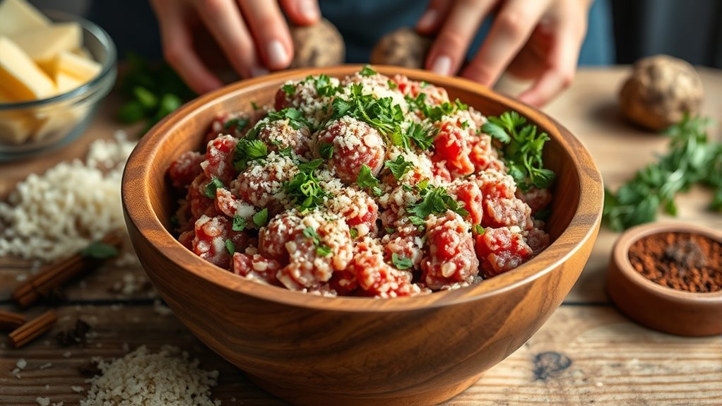 eggs bind and retain moisture