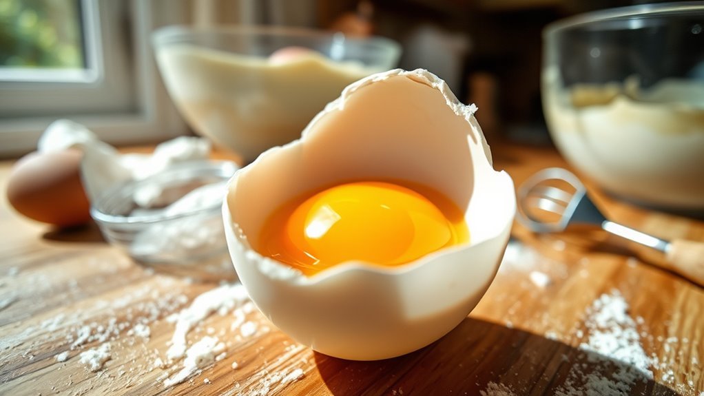 eggs improve cake texture