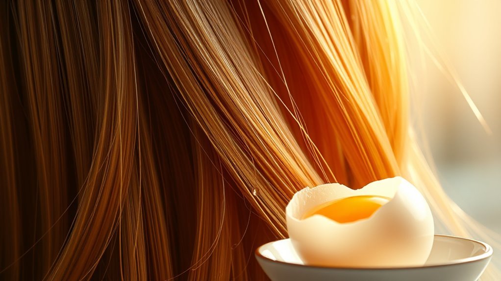 eggs nourish and repair hair