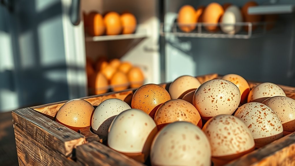 eggs storage duration varies