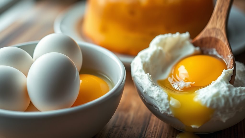 eggs whole or separated