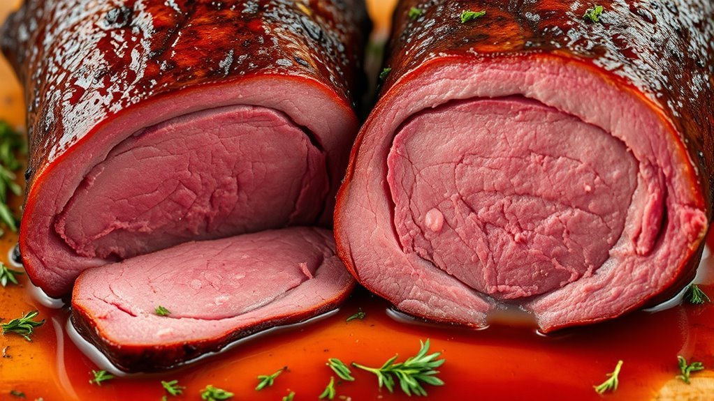 fat enhances corned beef flavor