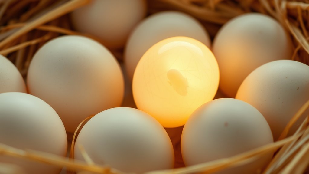 fertilized egg development signs