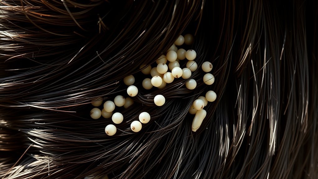 flea eggs hide vulnerable areas