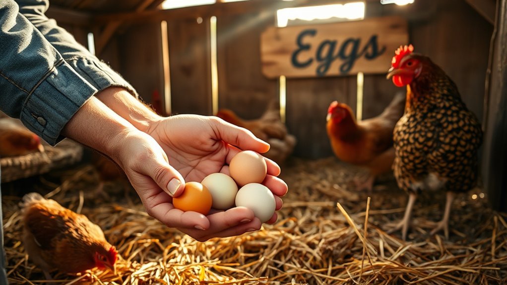 frequent gentle egg collection